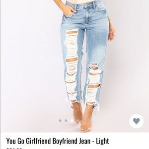 “You Go Girlfriend Boyfriend Jeans”